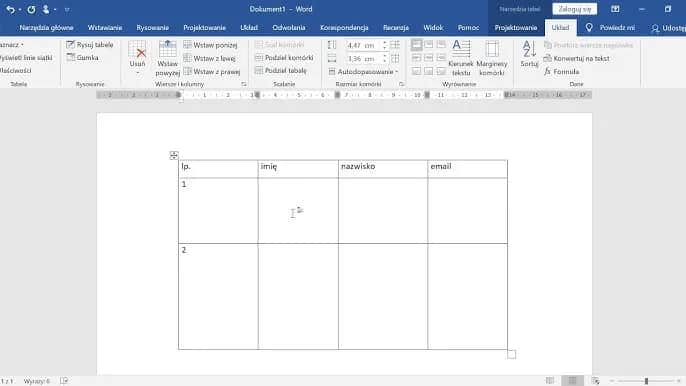 Jak wstawić tabelę w Wordzie - proste kroki, które musisz znać