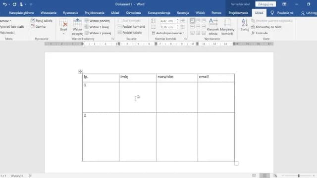Jak wstawić tabelę w Wordzie - proste kroki, które musisz znać