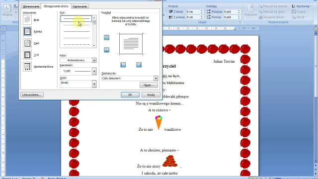 Jak zrobić ramkę w Word – proste sposoby na efektowne formatowanie