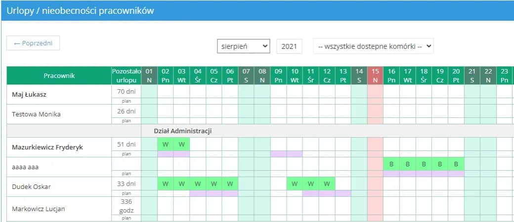 Jak zrobić plan urlopów w Excelu - proste kroki i przydatne szablony