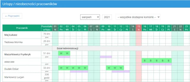Jak zrobić plan urlopów w Excelu - proste kroki i przydatne szablony
