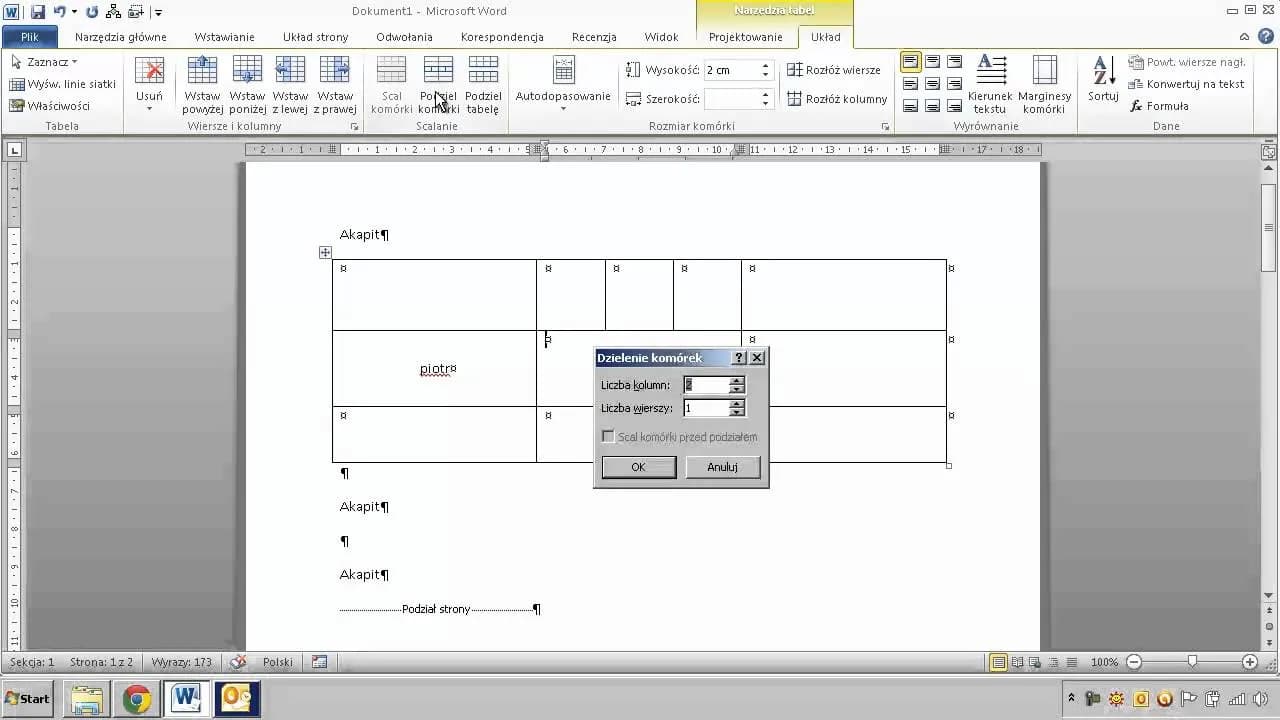 Jak rozdzielić tabelę w Wordzie i uniknąć frustracji z formatowaniem