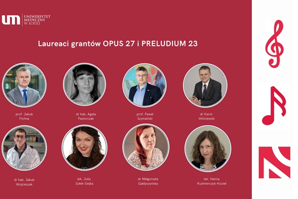 Granty OPUS 27 i PRELUDIUM 23 dla naukowców UMEDu